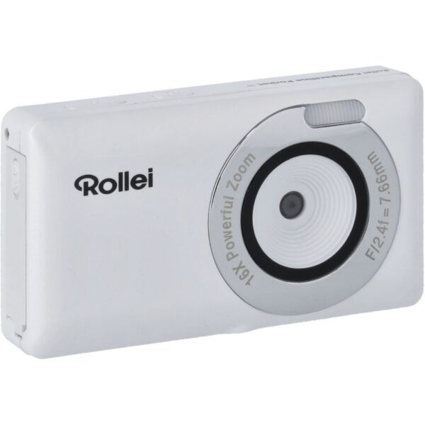 Rollei Compactline Pocket Digitalkamera Weiß – Bild 2