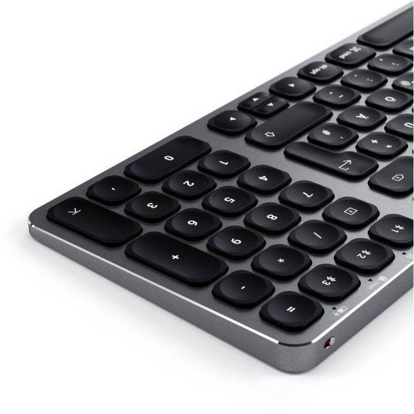 Satechi Aluminium BT Backlit Keyboard Slim German space gray – Bild 10