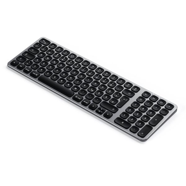Satechi Aluminium BT Backlit Keyboard Slim German space gray – Bild 2