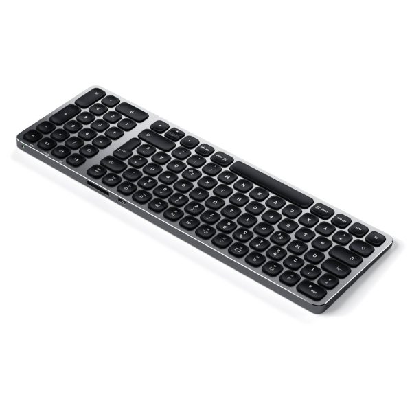 Satechi Aluminium BT Backlit Keyboard Slim German space gray – Bild 3