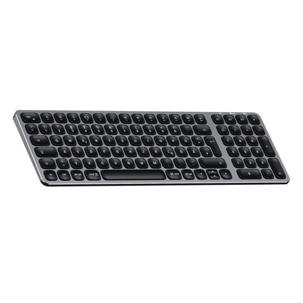Satechi Aluminium BT Backlit Keyboard Slim German space gray – Bild 8