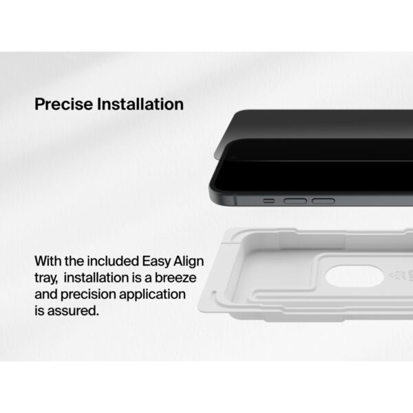 Belkin ScreenForce InvisiGlassAM Privacy 16/15Plus 14 ProMax – Bild 4