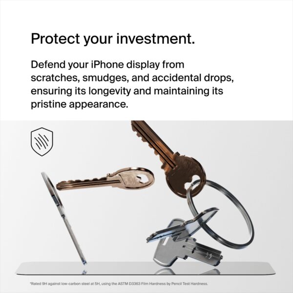 Belkin Screenforce Ultra Glass 2 antiba. iPhone 16/15/14Pro – Bild 4
