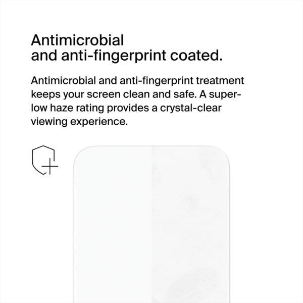 Belkin Screenforce Ultra Glass 2 antiba. iPhone 16/15/14Pro – Bild 7