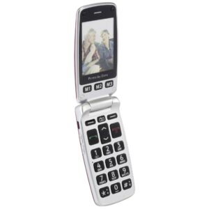 Doro Primo 413 Großtasten-Klapphandy Rot / Rentner-Telefon