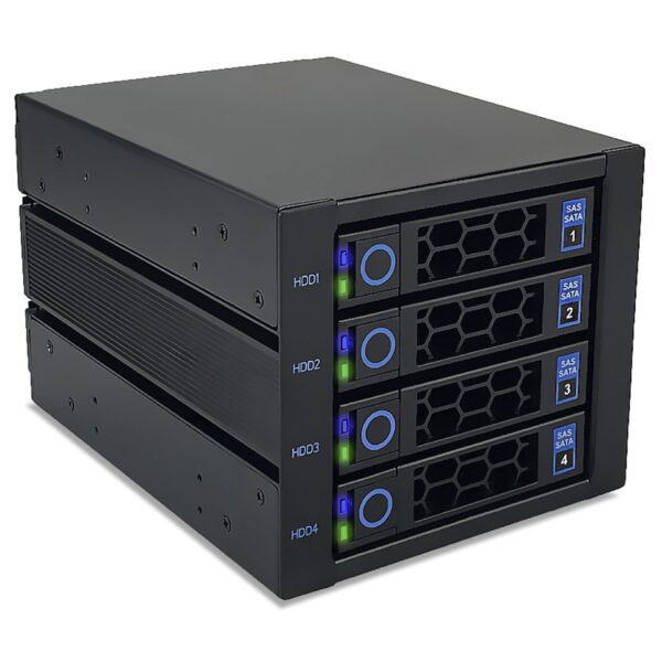FANTEC WR-C3141-12G Backplane für 4x 3,5/2,5 HDD/SSD – Bild 2