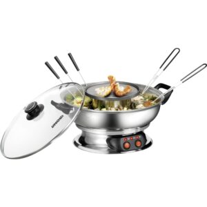 Unold 48746 Asia Fondue mit Grillfunktion