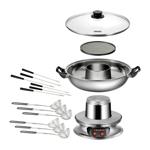 Unold 48746 Asia Fondue mit Grillfunktion – Bild 2