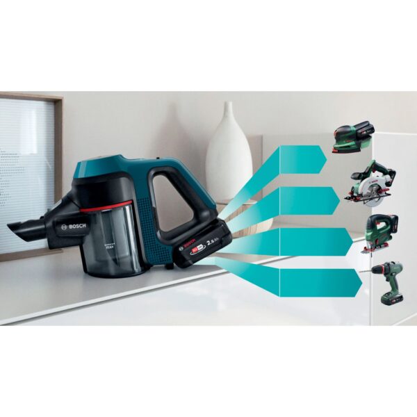 Bosch BSS 71125AH Unlimited 7 Kabelloser Staubsauger, blau – Bild 8