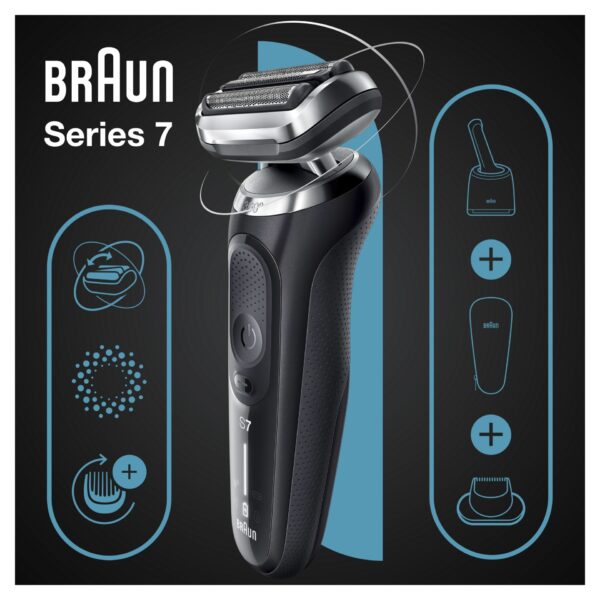 Braun Series 7 71-N7200cc black Elektrorasierer für Herren – Bild 8