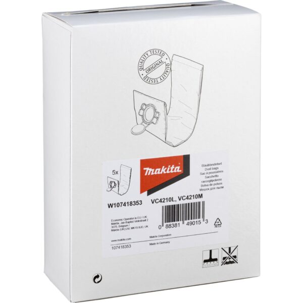 Makita W107418353 Filtersack M 5Stk – Bild 2
