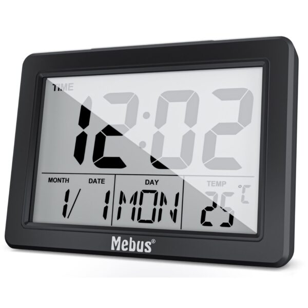 Mebus 25739 Quarz-Wecker, digital – Bild 2