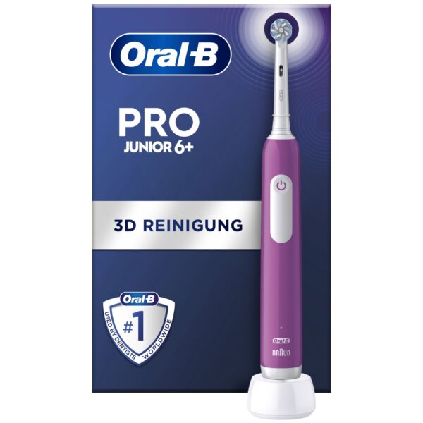 Oral-B Junior Base lila Kinderzahnbürste – Bild 2