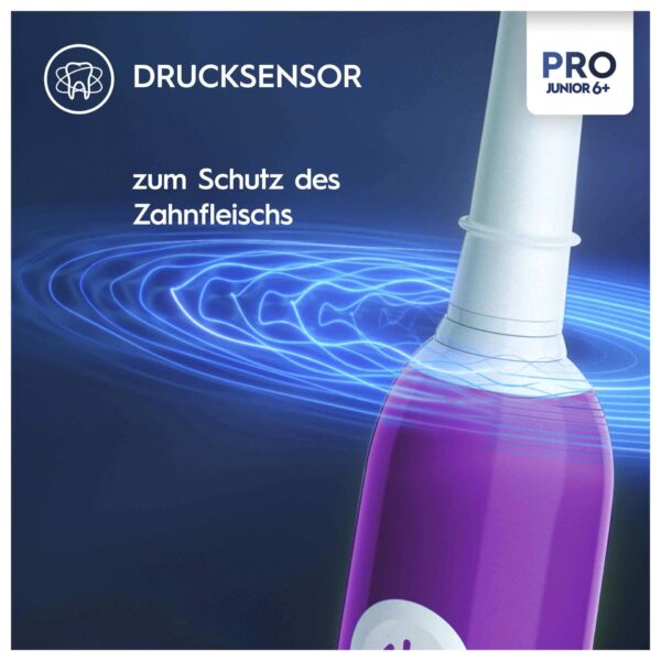 Oral-B Junior Base lila Kinderzahnbürste – Bild 4