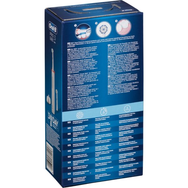 Oral-B PRO 3 3000 Sensitive Clean White JAS 22 Elektrische Zahnbürste – Bild 2