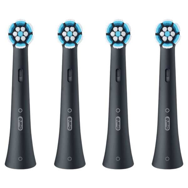 Oral-B iO Aufsteckbürsten Sanfte Reinigung BLACK 4er – Bild 2