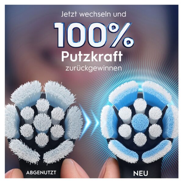Oral-B iO Aufsteckbürsten Sanfte Reinigung BLACK 4er – Bild 7