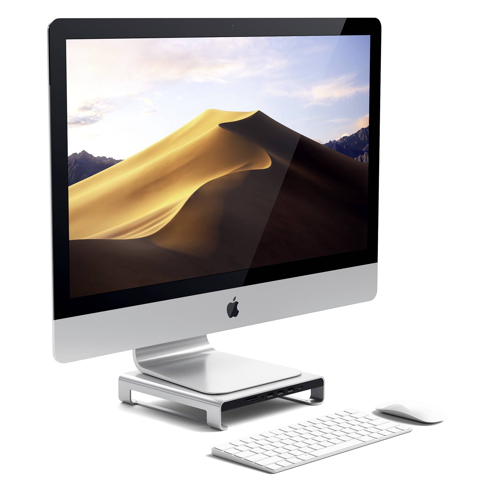 Satechi Aluminum Monitor Stand Hub for iMac silver – Bild 7