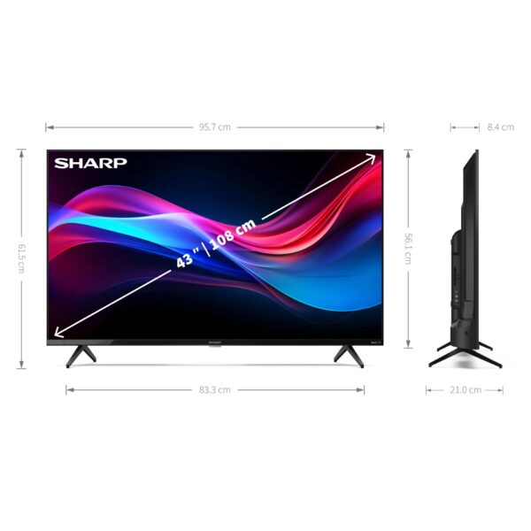 Sharp 43GJ4225E 43" 4K Ultra HD LED Roku TV – Bild 7