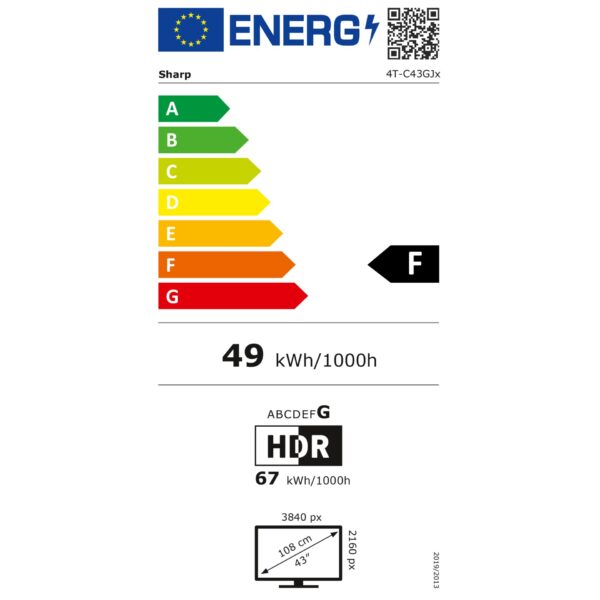Sharp 43GJ4225E 43" 4K Ultra HD LED Roku TV – Bild 9