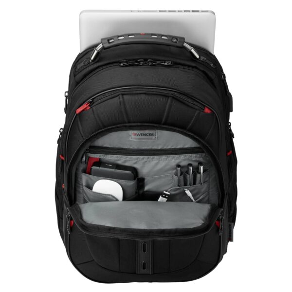 Wenger Pegasus Deluxe Ballistic Notebook Rucksack 16" schwarz – Bild 5