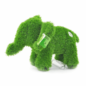 AniPlants, Grasfigur, "Elefant", stehend, Gartendeko, 35cm