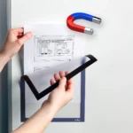 DURABLE Magnetrahmen Duraframe A4 Großpck 10er Packung dunkelblau