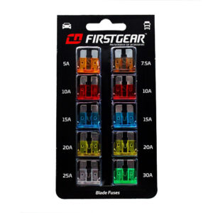 FirstGear KFZ-Flachsicherungen UNI Ersatzsicherungen 10st. Blister