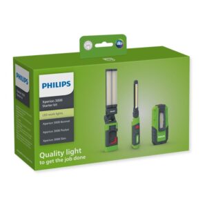 PHILIPS LED Xperion 3000 Starter Kit Bonnet, Pocket + Slim 1 Set.