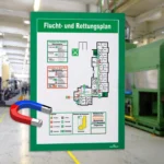 DURABLE Magnetrahmen Duraframe A4 Großpck 10er Packung grün