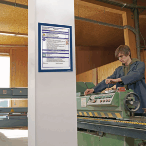 DURABLE Magnetrahmen Duraframe A4 Großpck 10er Packung dunkelblau