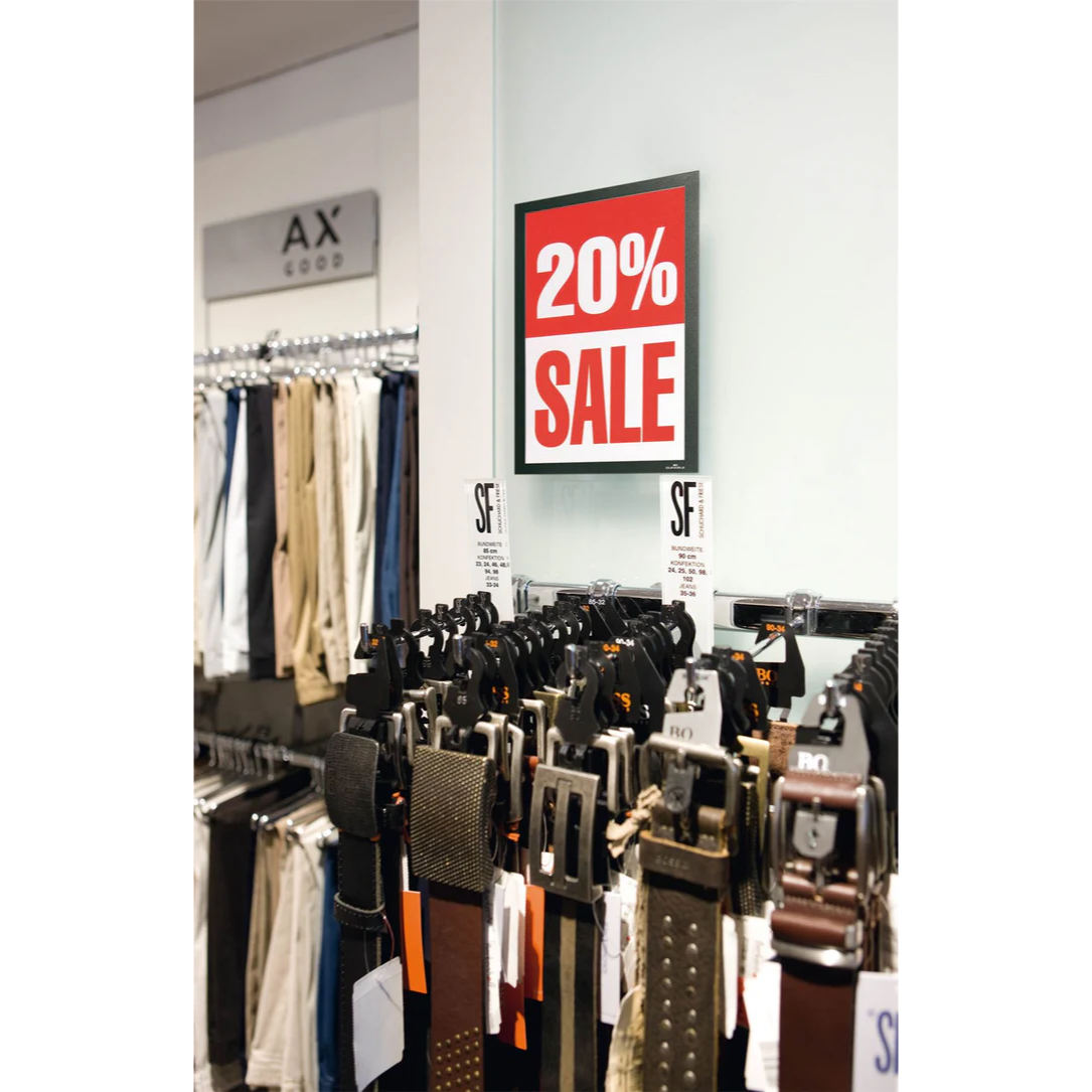 DURABLE Magnetrahmen Duraframe A4 Großpck 10er Packung schwarz – Bild 8