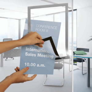 DURABLE Magnetrahmen Duraframe A4 Großpck 10er Packung silber