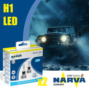 2 Stück H1 NARVA 12V+24V LED 6500K RPL2 NVA NOECE
