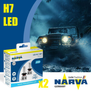 2 Stück H7 NARVA 12V+24V LED 6500K RPL2 NVA NOECE