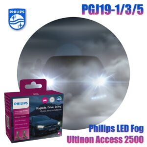 2 Stück Philips LED Fog 12V 20W PGJ19-1/3/5 Ultinon Access 2500 6000K NO ECE