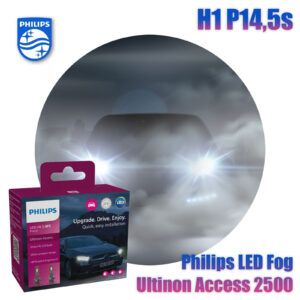 2 Stück Philips LED H1 12V 13W P14,5s Ultinon Access 2500 6000K NO ECE