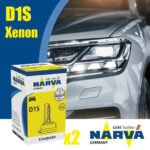 2 Stück D1S NARVA 12V 35W PK32d-2 Xenon
