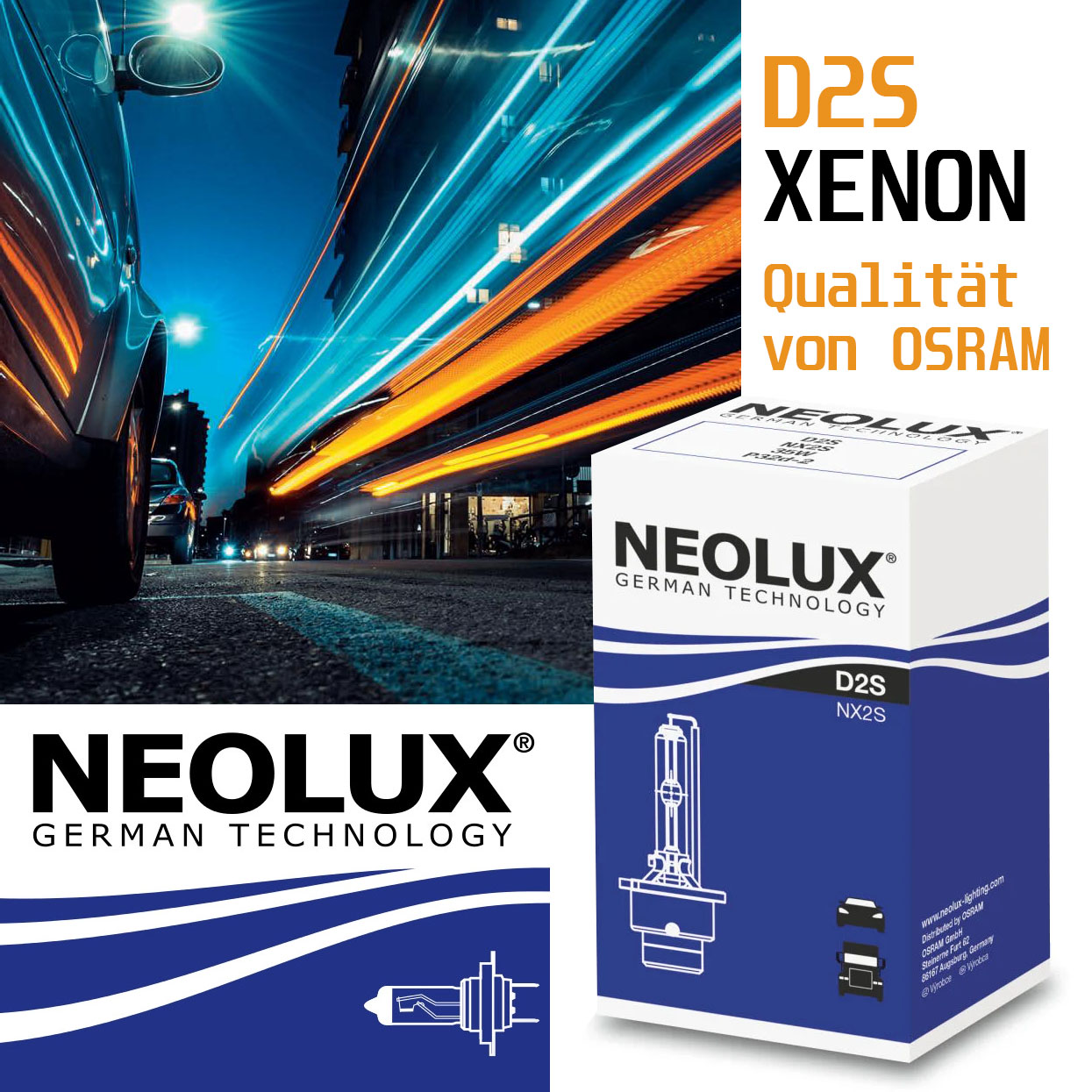 D2S NEOLUX 35W P32d-2 Xenon