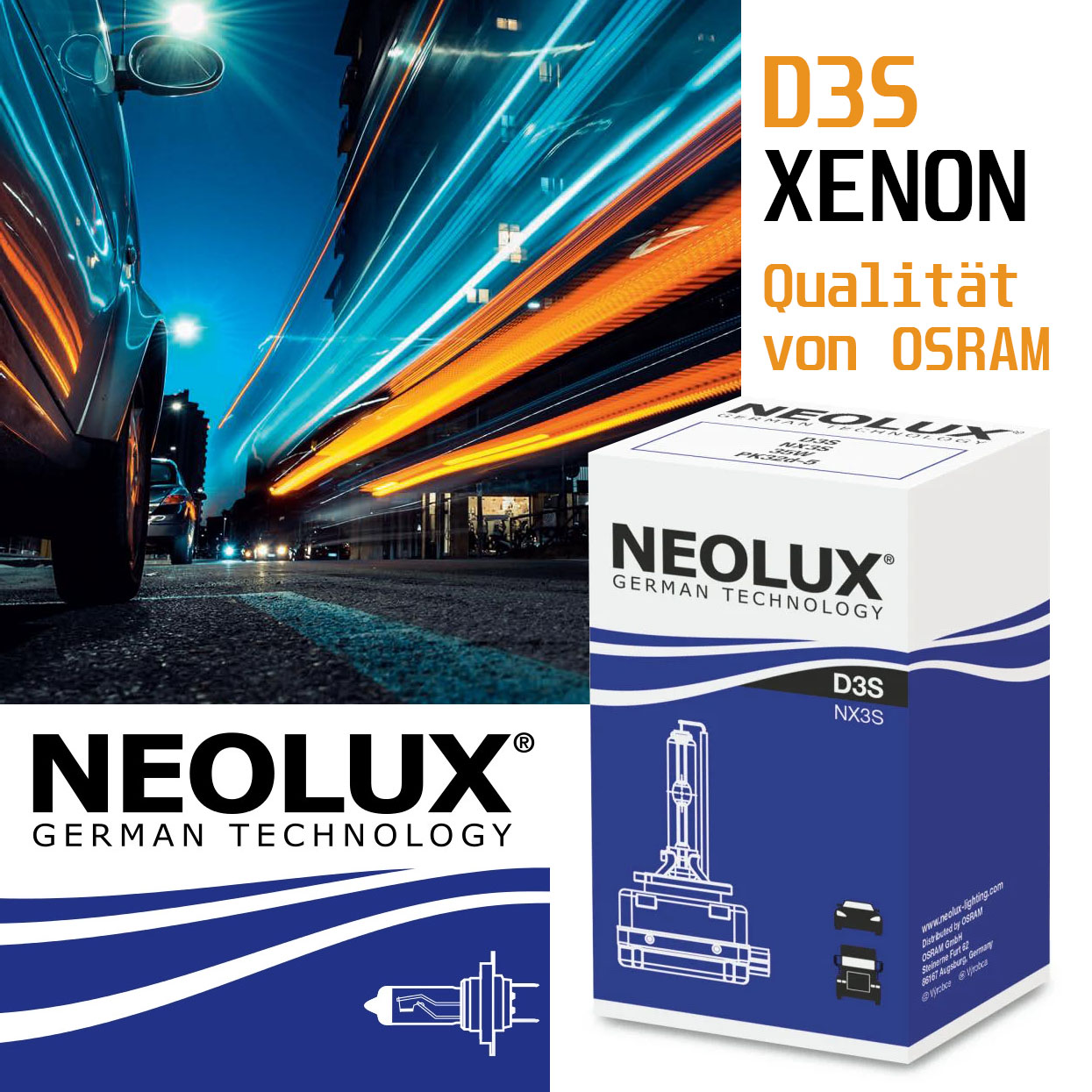 D3S NEOLUX 35W PK32D-5 Xenon
