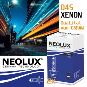 2 Stück D4S NEOLUX 35W P32d-5 Xenon