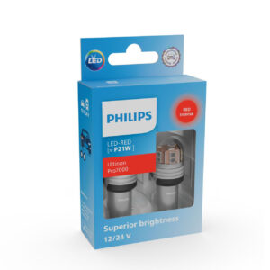 2 Stück Philips P21W 12/24V BA15s Ultinon Pro7000 NOECE