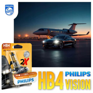 2 Stück HB4 PHILIPS VISION Autolampen 30% mehr Licht