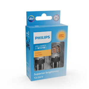 2 Stück Philips WY21W 12/24V WX3x16d Ultinon Pro7000 NOECE