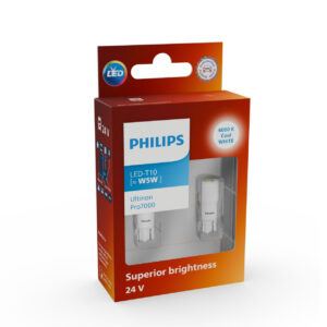 2 Stück Philips LED W5W 24V W2.1x9.5d Ultinon Pro7000 6000K NOECE